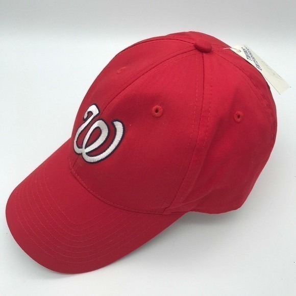 Washington Nationals  Baseball Team Adjustable Snapback Red W Baseball Hat. NWT‎ - Picture 2 of 7